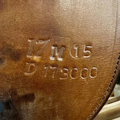 Used Beval Natural Close Contact Saddle 17/M - Image 5