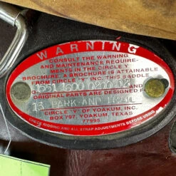 Used Circle Y Park & Trail Western Saddle 16/M