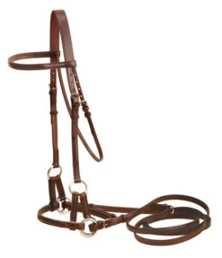 Tory Leather English Side Pull Bridle