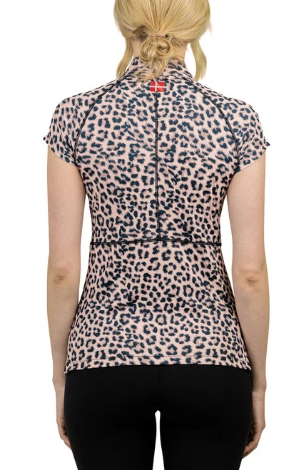 Kastel Denmark Animal Print Shirt Cap Sleeve - Image 4