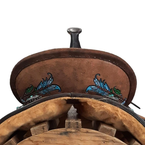 Alamo Saddlery Aztec Arrow Barrel Saddle - Image 2