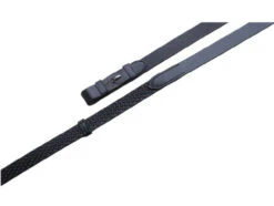 Black Oak Pebble Grip Reins W/ Stops