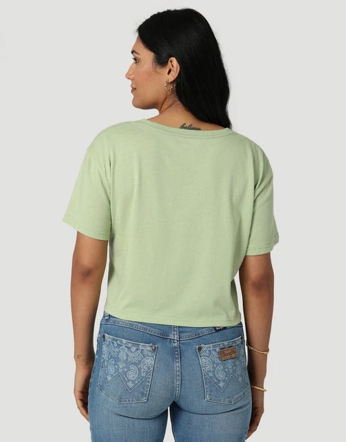 Wrangler Cactus Crop Tee - Image 3
