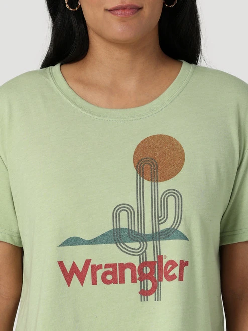 Wrangler Cactus Crop Tee - Image 5