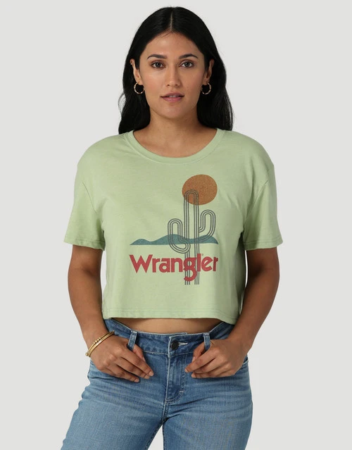 Wrangler Cactus Crop Tee - Image 4