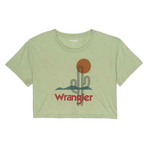 Wrangler Cactus Crop Tee - Image 2