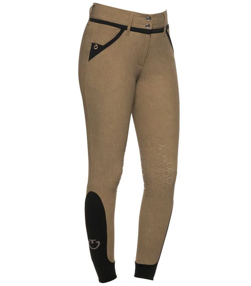 Cavalleria Toscana Contrast Trim Breeches Knee Grip - Image 5