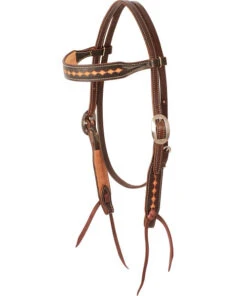 Martin Saddlery Dark Frame Diamond Brow Headstall