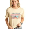Rock & Roll Desert Graphic Boxy Tee