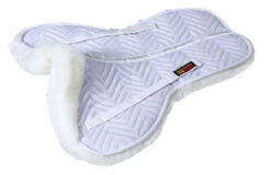 Fleeceworks Classic Plain Edge Sheepskin Half Pad