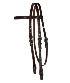 Circle Y Floral Brow Headstall