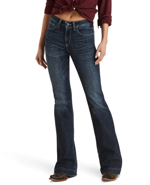 Ariat High Rise Slim Trouser Ryki Jean - Image 3