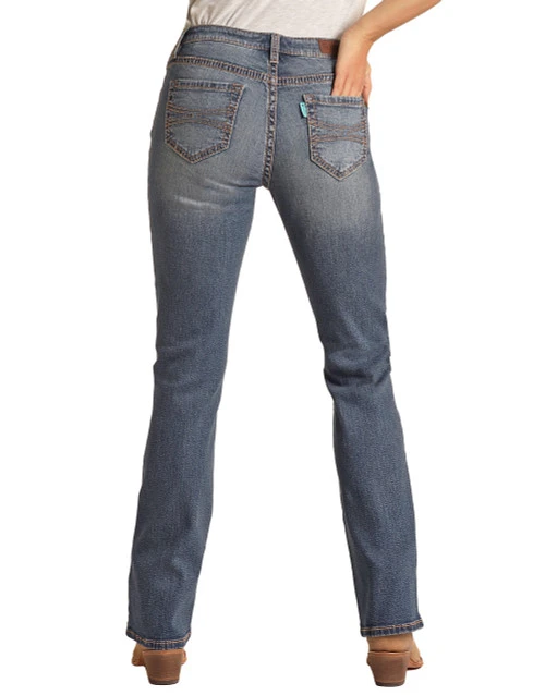 Rock & Roll Hooey Mid Rise Jean - Image 4