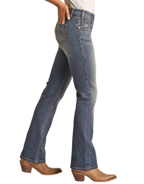 Rock & Roll Hooey Mid Rise Jean - Image 2