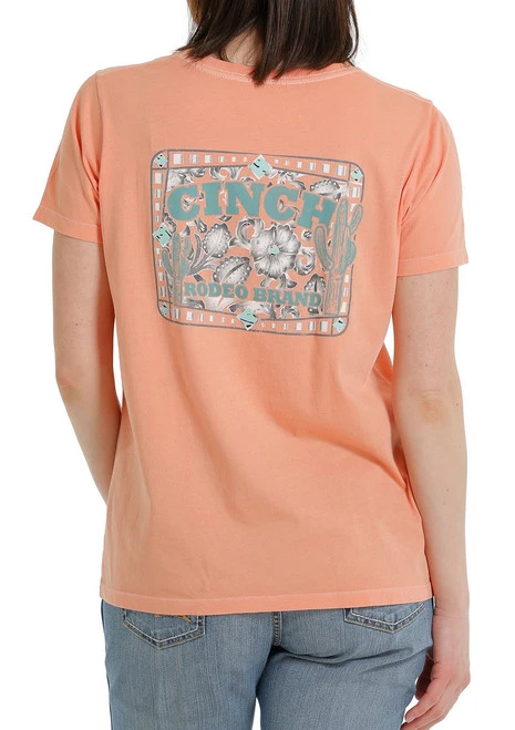 Ladies Cinch Rodeo Brand Tee Short Sleeve - Image 5