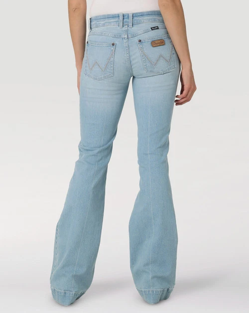 Wrangler Mae Mid Rise Trouser Jean - Image 6