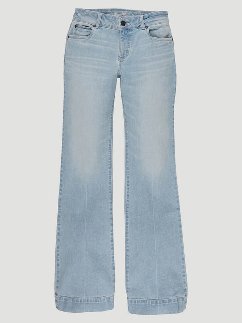Wrangler Mae Mid Rise Trouser Jean - Image 2