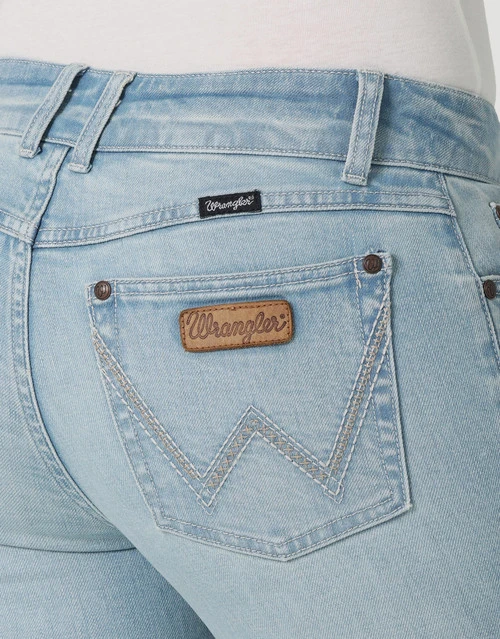 Wrangler Mae Mid Rise Trouser Jean - Image 5