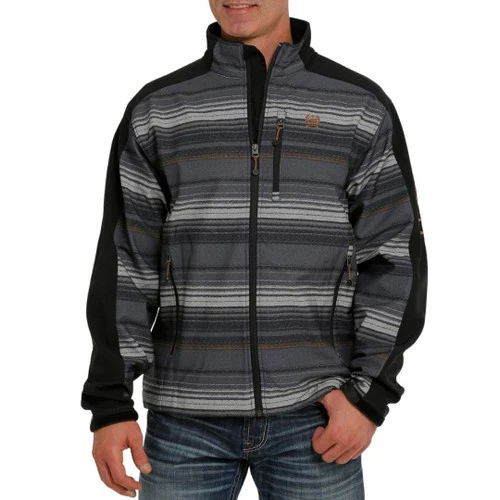 Men's Cinch Stripe Softshell Jacket - Image 3
