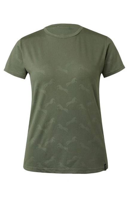Horze Nina Tech Horse Print Tee - Image 7