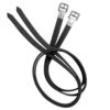 Prestige Non-Stretch Stirrup Leathers BLACK