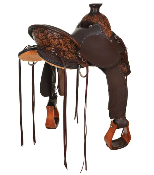 Circle Y Paisley A Fork Flex2 Saddle 1154 - Image 2