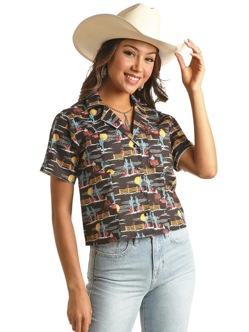 Rock & Roll Dale Brisby Retro Cactus Shirt