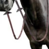 Prestige Fancy Stitch Rubber Reins With Stops 3/4"