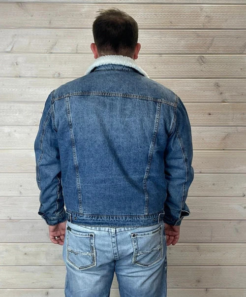 Men's Roper Sherpa Denim Jacket - Image 2