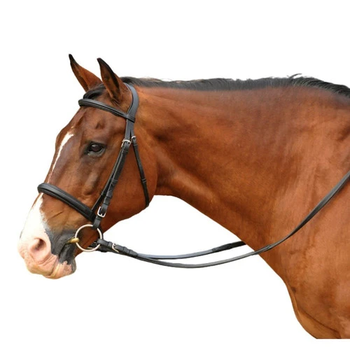 Bobby's English Tack Padded Snaffle Bridle - Image 2