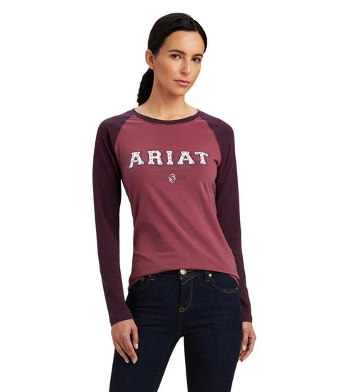 Ariat Varsity Logo Tee Long Sleeve