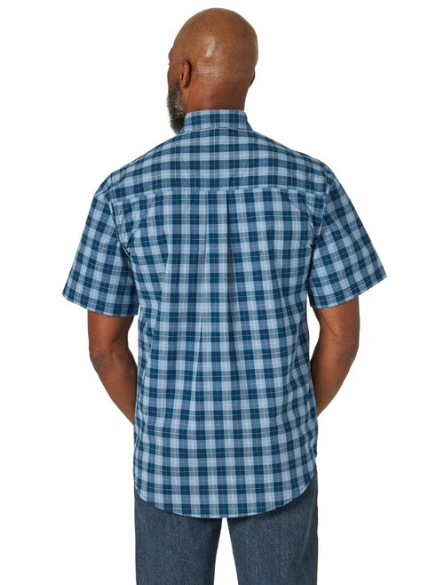 Men's Wrangler WR Plaid Shirt Short Sleeve - Image 2